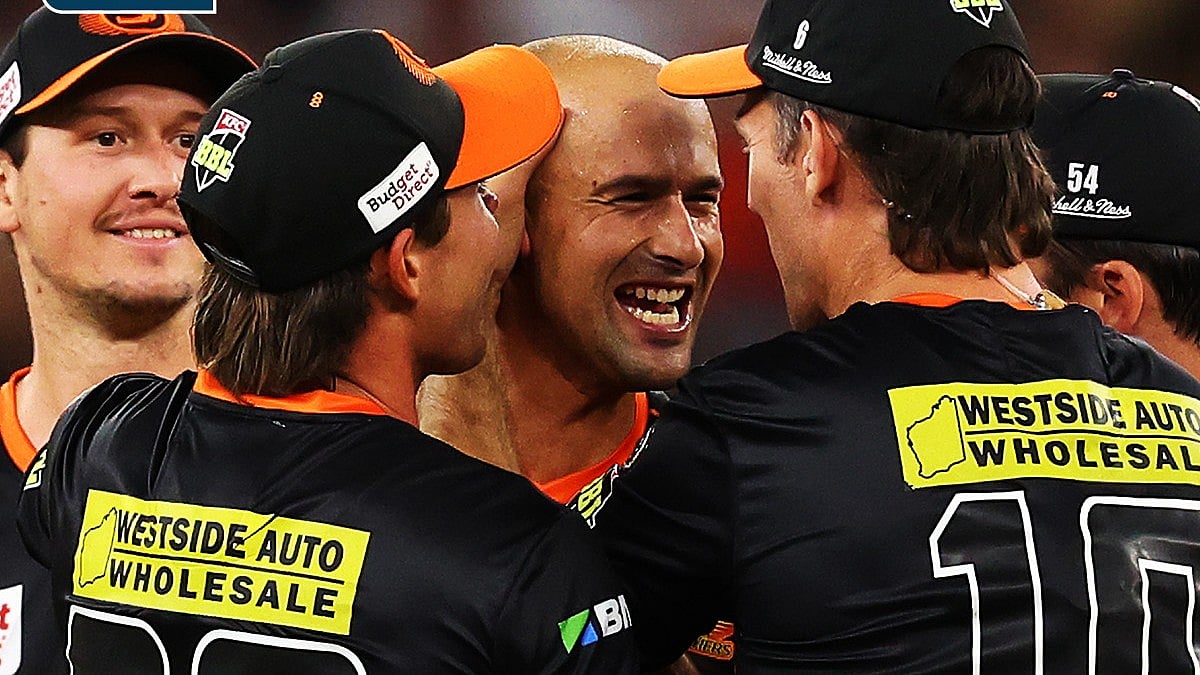 X/Perth Scorchers : Perth Scorchers during their previous game in BBL 