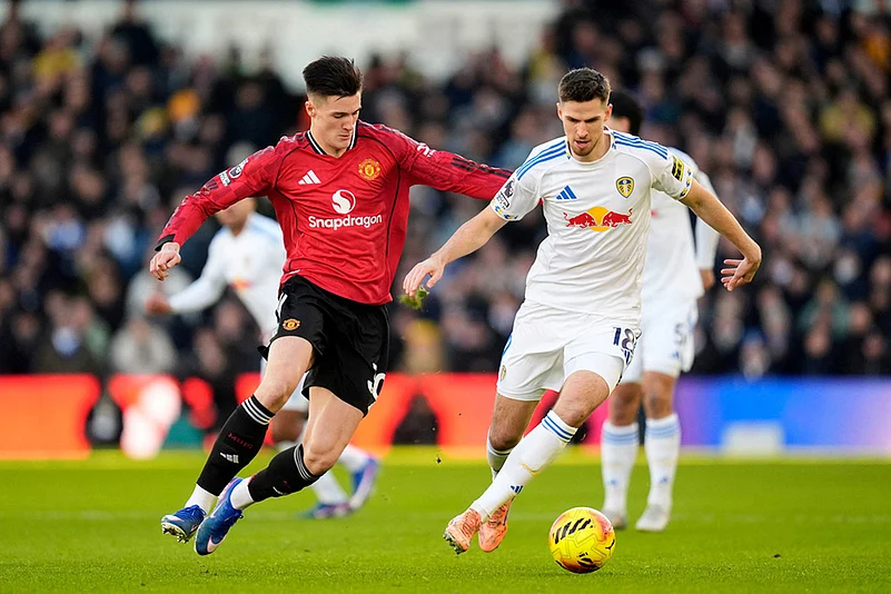 Leeds United Vs Manchester United Premier League match-Benjamin Sesko