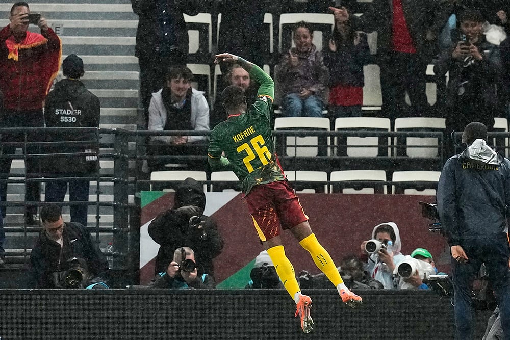 South Africa vs Cameroon Africa Cup Of Nations match-Christian Kofane
