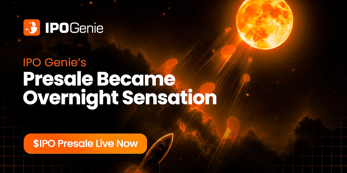 IPO Genie presale banner.