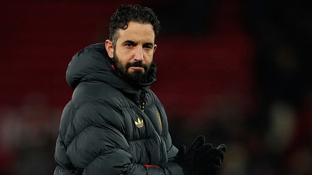 AP : File photo of ousted Manchester United head coach Ruben Amorim.