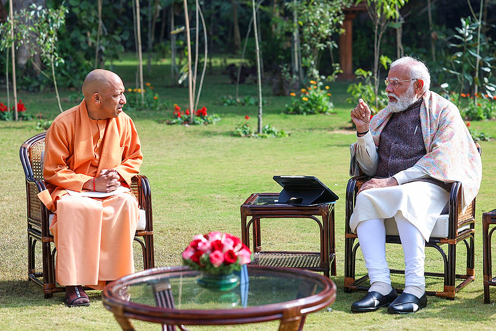 PM Modi with CM Yogi