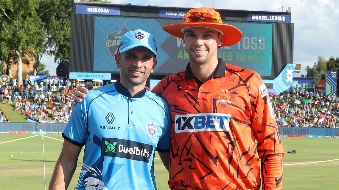 SA20 website : Captains at the toss for match 14 of SA20 2026 between Pretoria Capitals and Sunrisers Eastern Cape. 