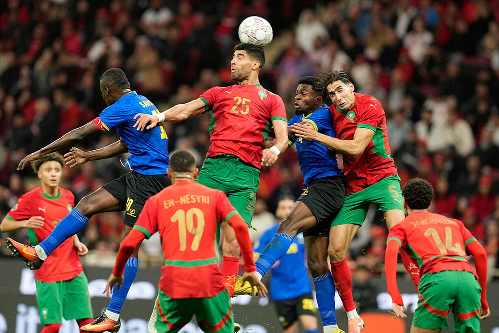 Morocco vs Tanzania Africa Cup Of Nations match-Adam Masina