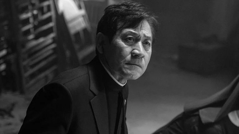 Actor Ahn Sung-ki in the Korean movie The Divine Fury - X
