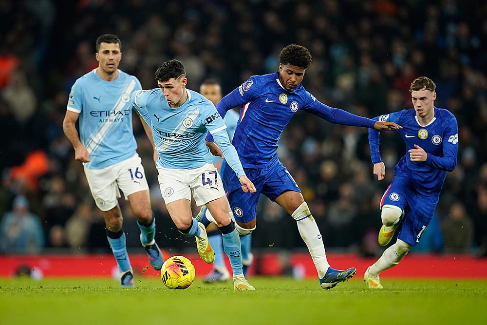Manchester City vs Chelsea Premier League match-Phil Foden