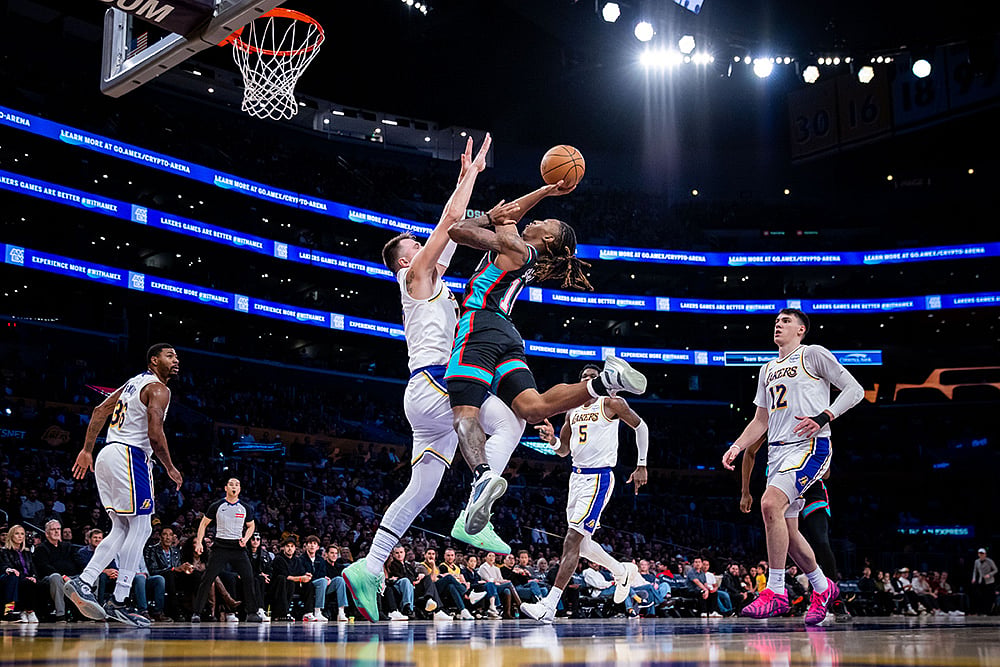 Memphis Grizzlies - Los Angeles Lakers NBA Basketball-Javon Small