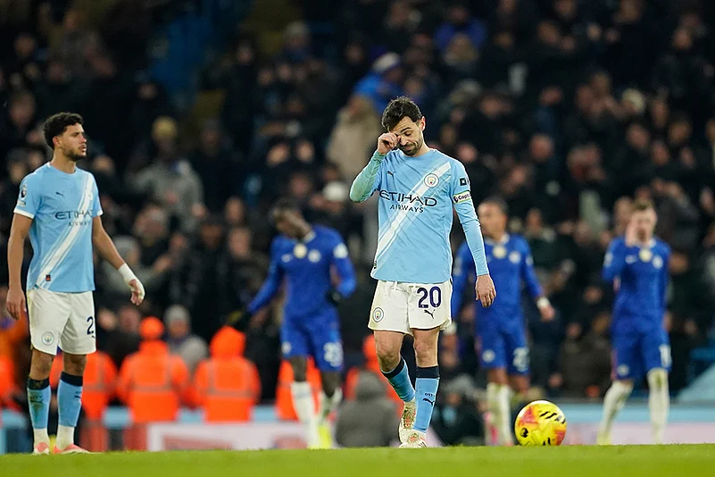 Manchester City vs Chelsea Premier League match-Bernardo Silva
