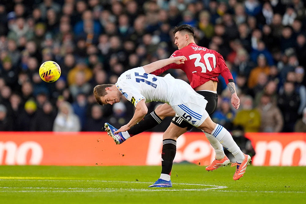 Leeds United Vs Manchester United Premier League match-Jaka Bijol