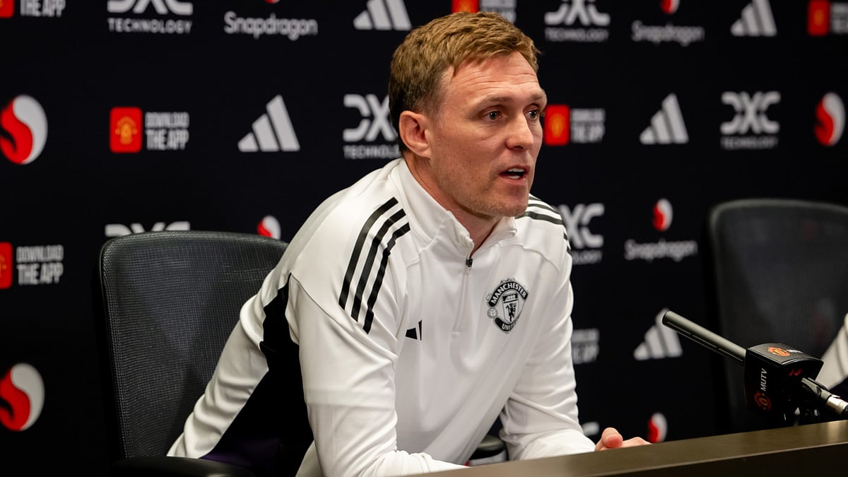 Manchester United interim head coach Darren Fletcher