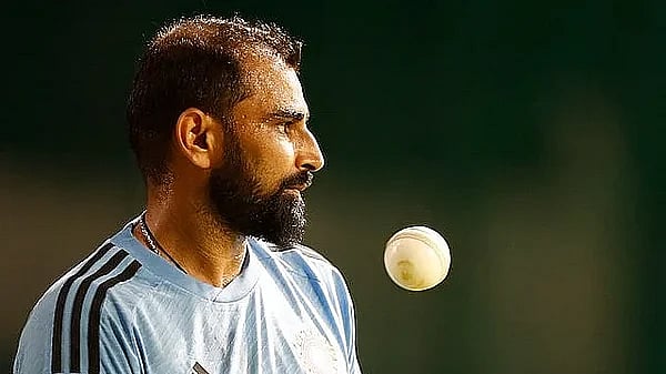 File photo of India seamer Mohammed Shami. - X/BCCI