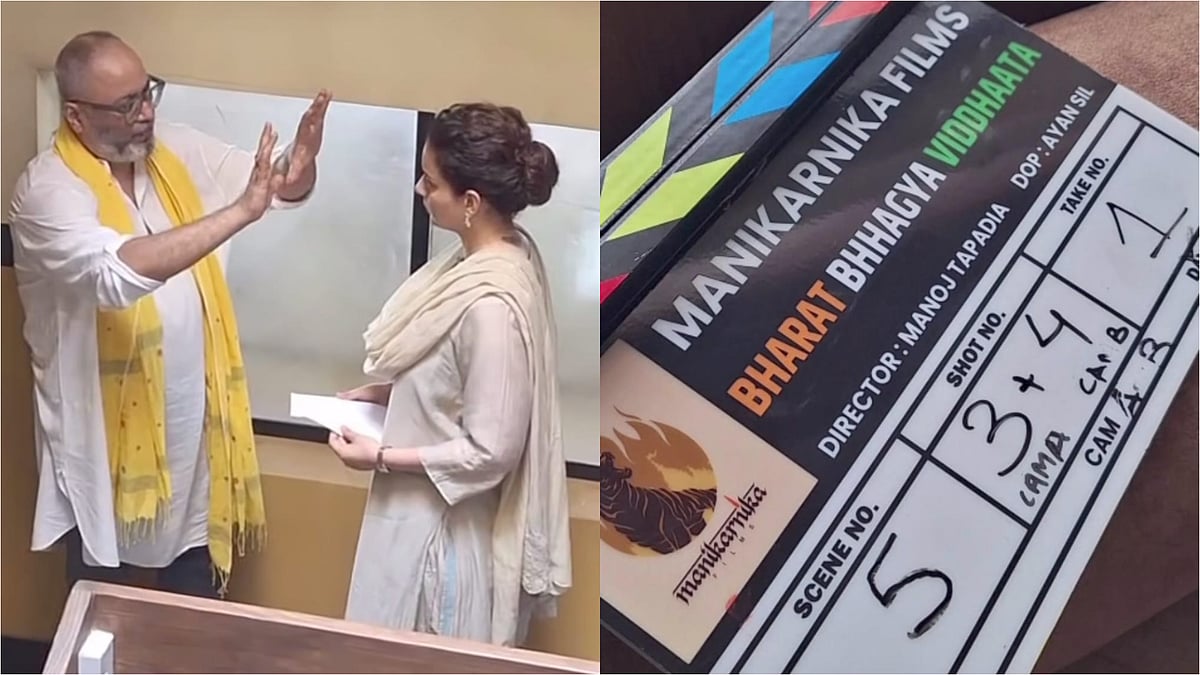 Instagram/Manikarnika Films : Kangana Ranaut returns to set for her upcoming film