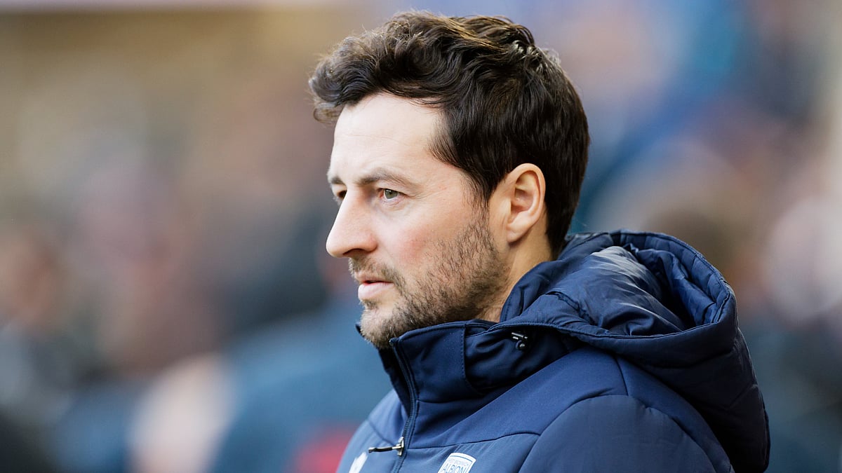 | Photo: File : File photo of Ryan Mason in charge of West Brom.