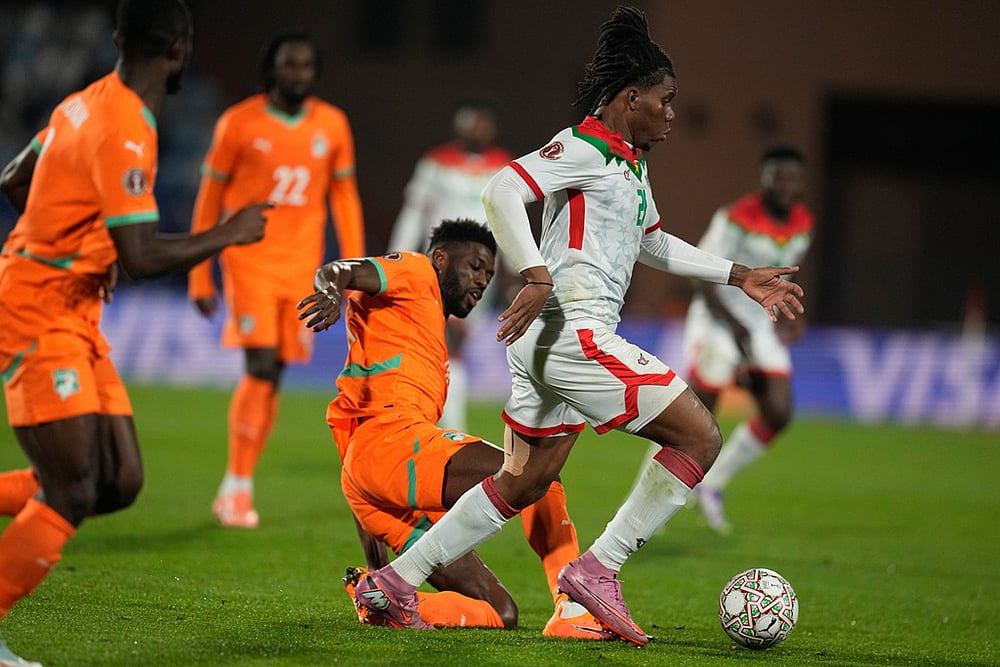 Ivory Coast and Burkina Faso Cup of Nations soccer-Ibrahim Sangare