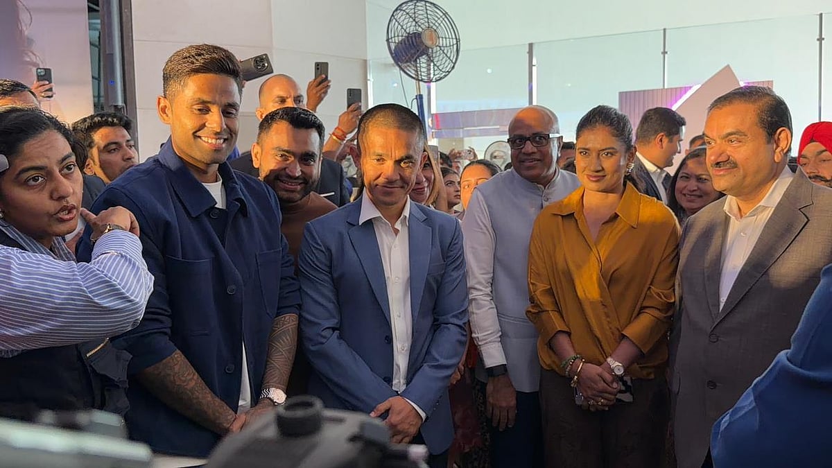 Sunil Chhetri And Suryakumar Yadav At NMIA Inauguration