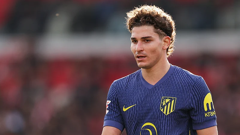 Atletico Madrid striker Julian Alvarez