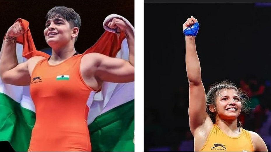 File/PWL : Kajal Dochak (left) and Nisha Dahiya were both snapped up in the Pro Wrestling League 2026 auction.