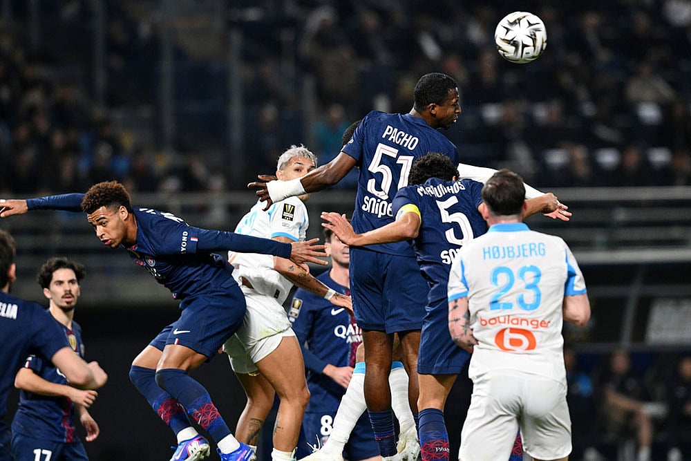 Kuwait French Super Cup Soccer: PSG vs Olympique Marseill