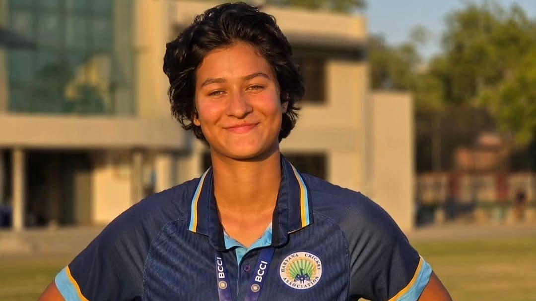 Instagram/Deeya Yadav : Deeya Yadav during the domestic season for Haryana 
