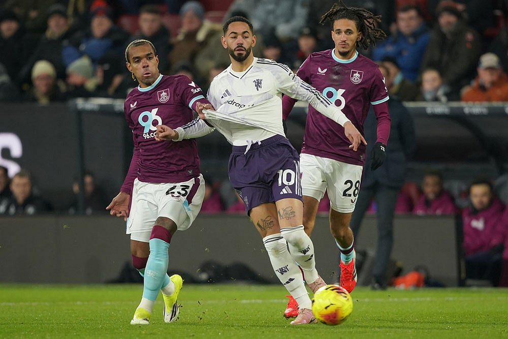 English Premier League Soccer Match: Burnley vs Manchester United