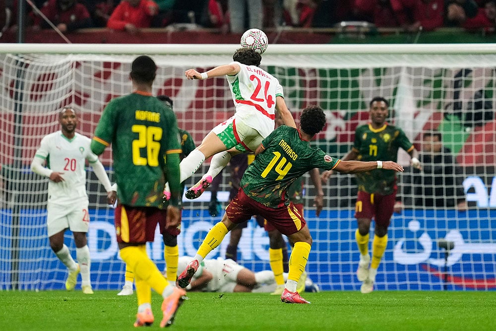 Morocco Africa Cup of Nations Soccer: TMorocco vs Cameroon