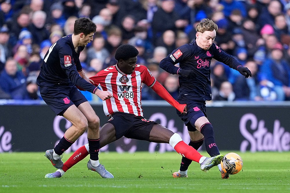 FA Cup Third Round Soccer Match: Everton vs Sunderland
