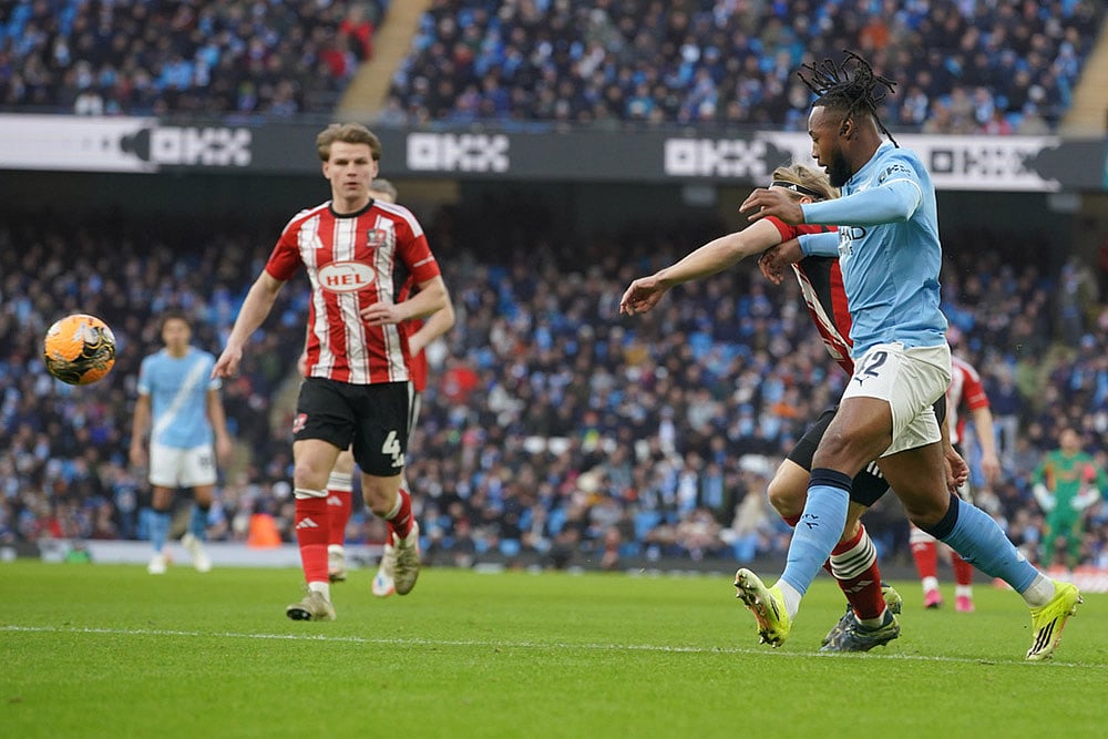 FA Cup Third Round Soccer Match: Exeter City vs Manchester City