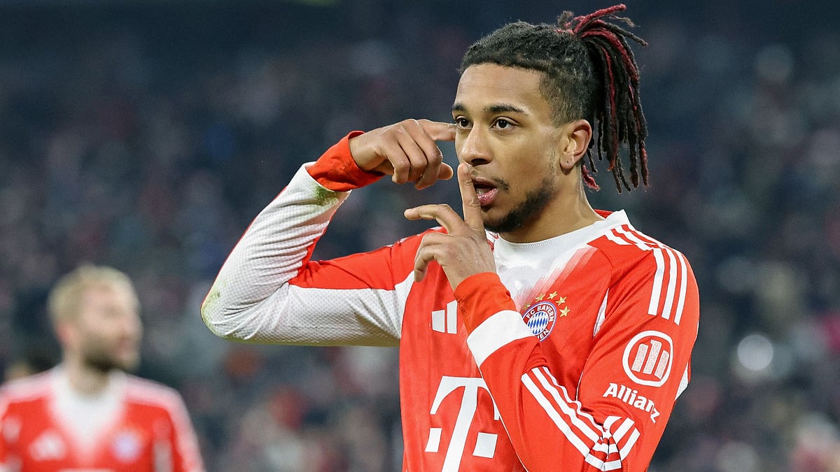 Opta : Olise celebrates scoring against Wolfsburg