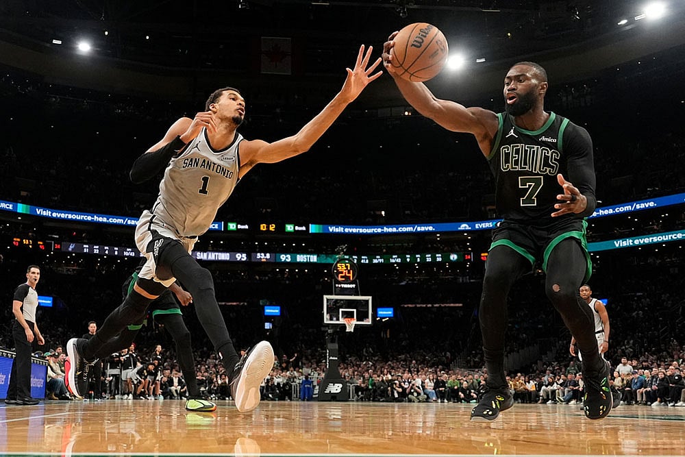 NBA Basketball: Boston Celtics vs San Antonio Spurs