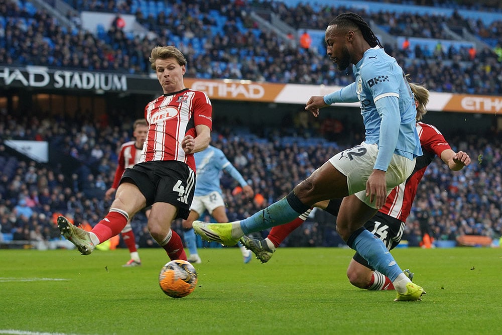 Britain FA Cup Soccer: Manchester City vs Exeter City