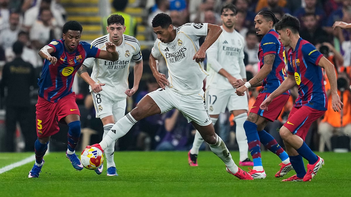 AP/Altaf Qadri : Barcelona and Real Madrid meet in Jeddah, Saudi Arabia.