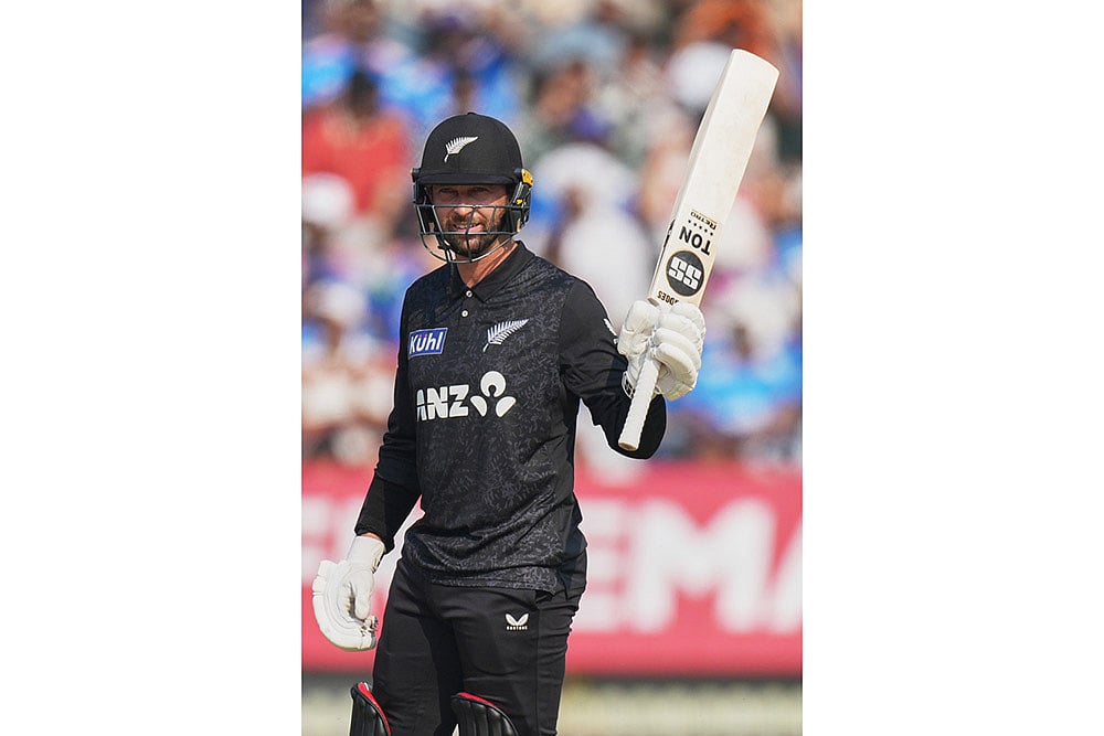 New Zealand India Cricket Devon Conway