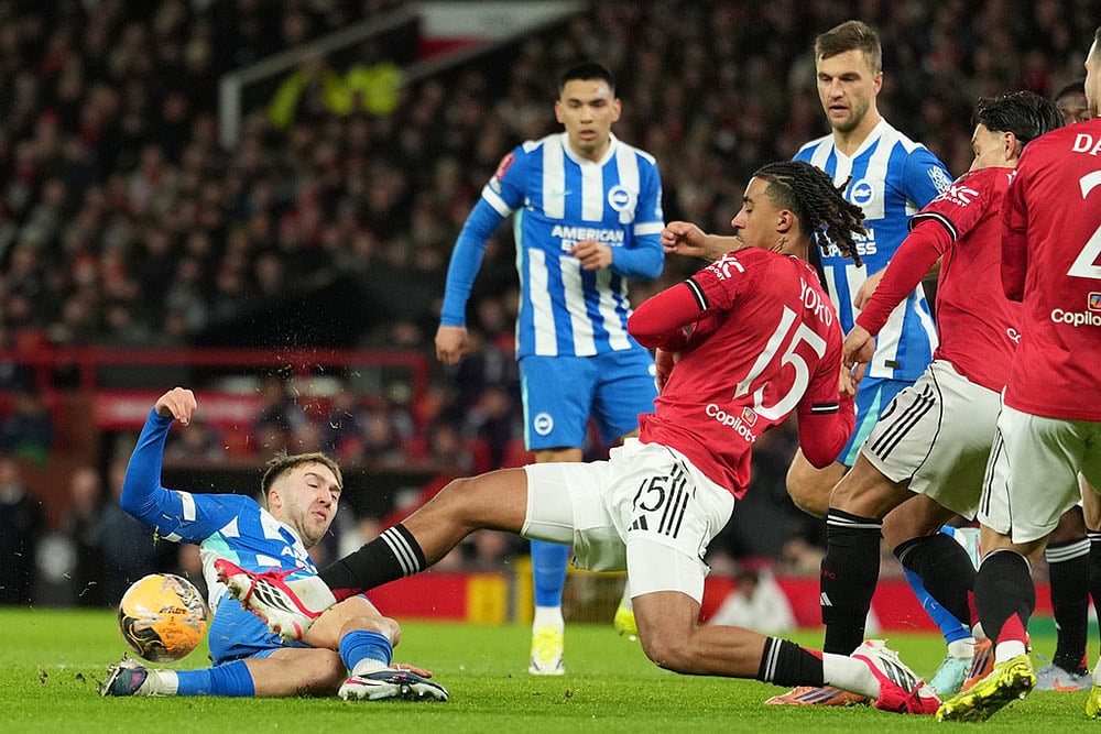 FA Cup Third Round Soccer Match: Brighton vs Manchester United