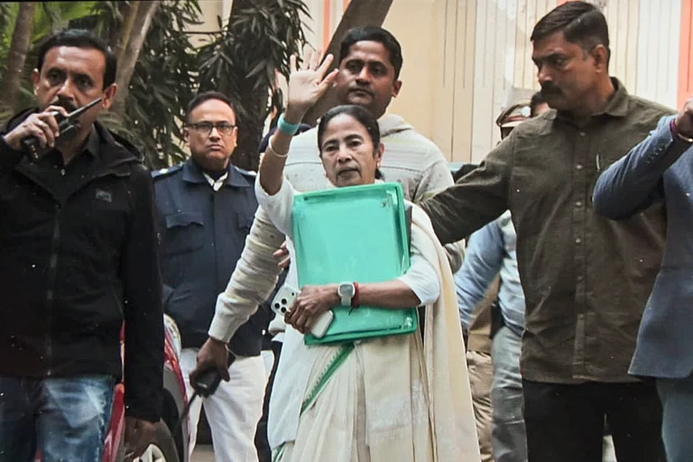CM Mamata Banerjee addresses media - PTI