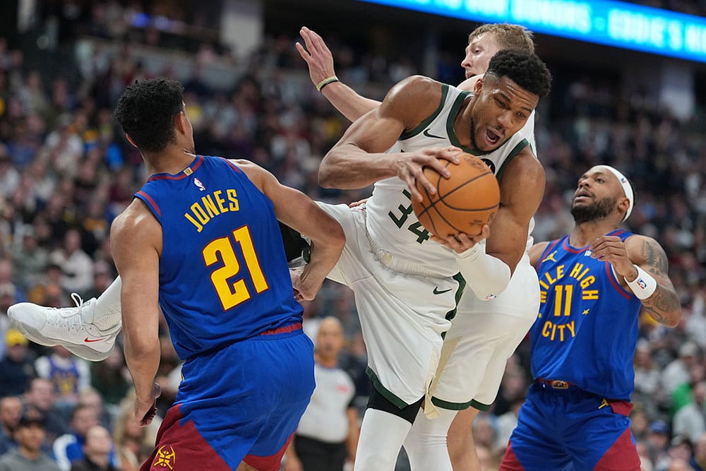 NBA Basketball: Denver Nuggets vs Milwaukee Bucks