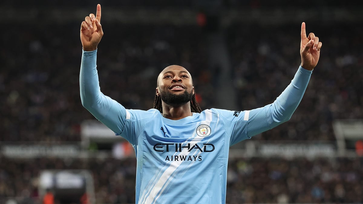 Manchester City's goalscorer Antoine Semenyo