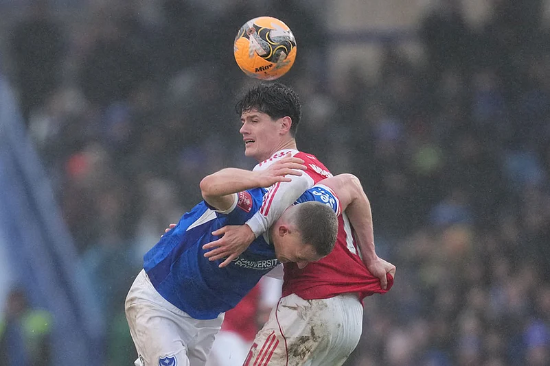 FA Cup Third Round Soccer Match: Portsmouth vs Arsenal