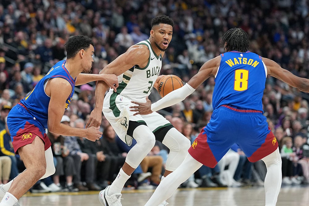 NBA Basketball Game: Milwaukee Bucks vs Denver Nuggets