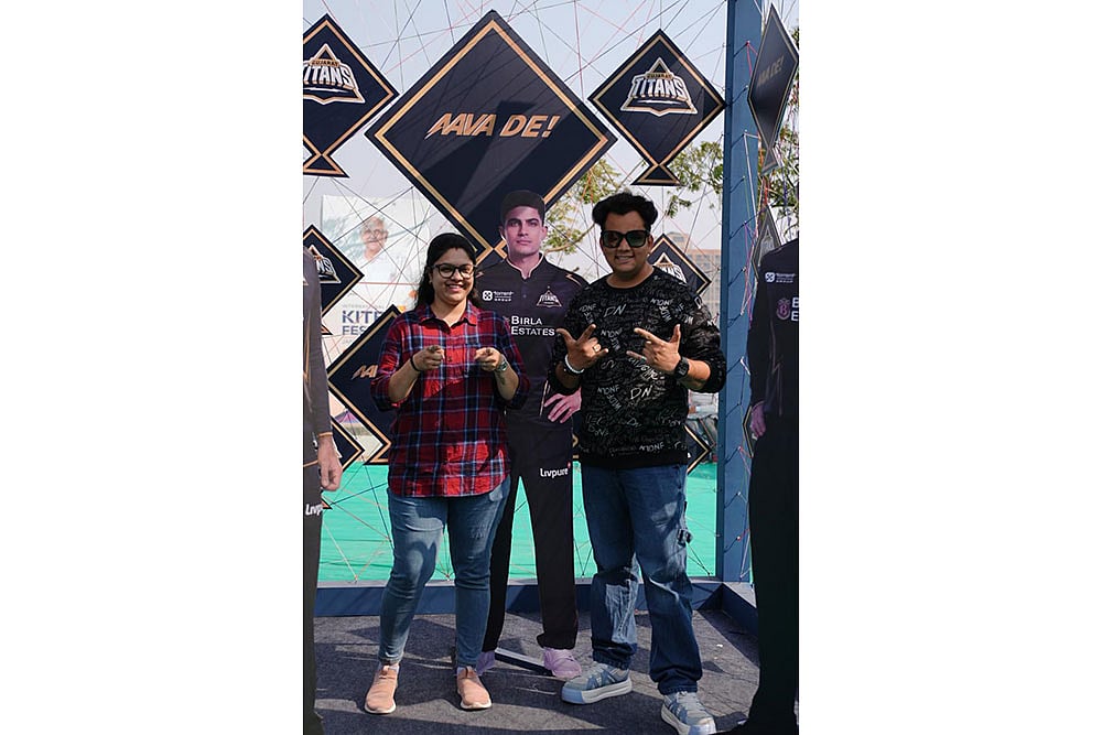 Gujarat Titans fan engagement zone in Ahmedabad