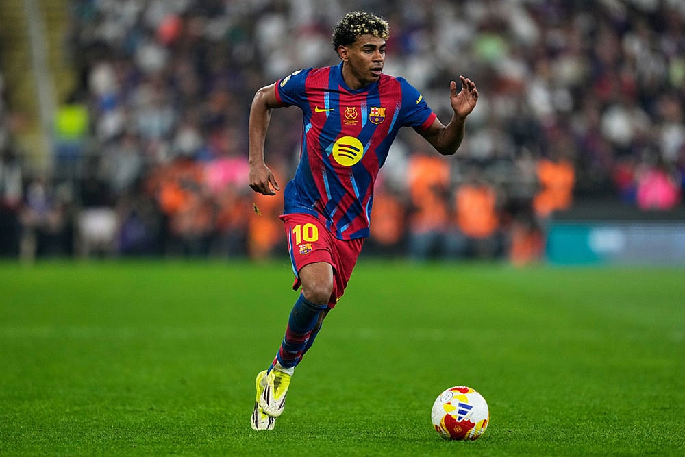 Saudi Spain Soccer Super Cup: Real Madrid vs Barcelona Lamine Yamal 