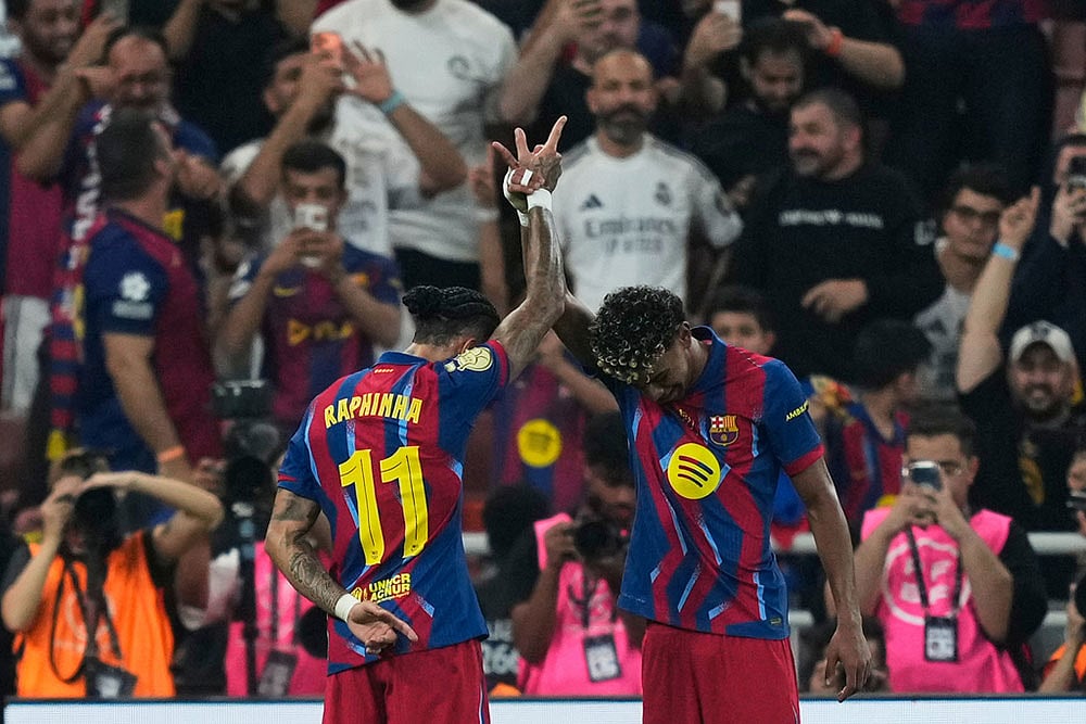 Spanish Super Cup 2025-26: Barcelona vs Real Madrid