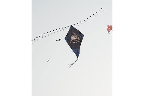 Fans turn up in numbers at the Gujarat Titans' fan engagement zone in Ahmedabad on the occasion of International Kite Day.