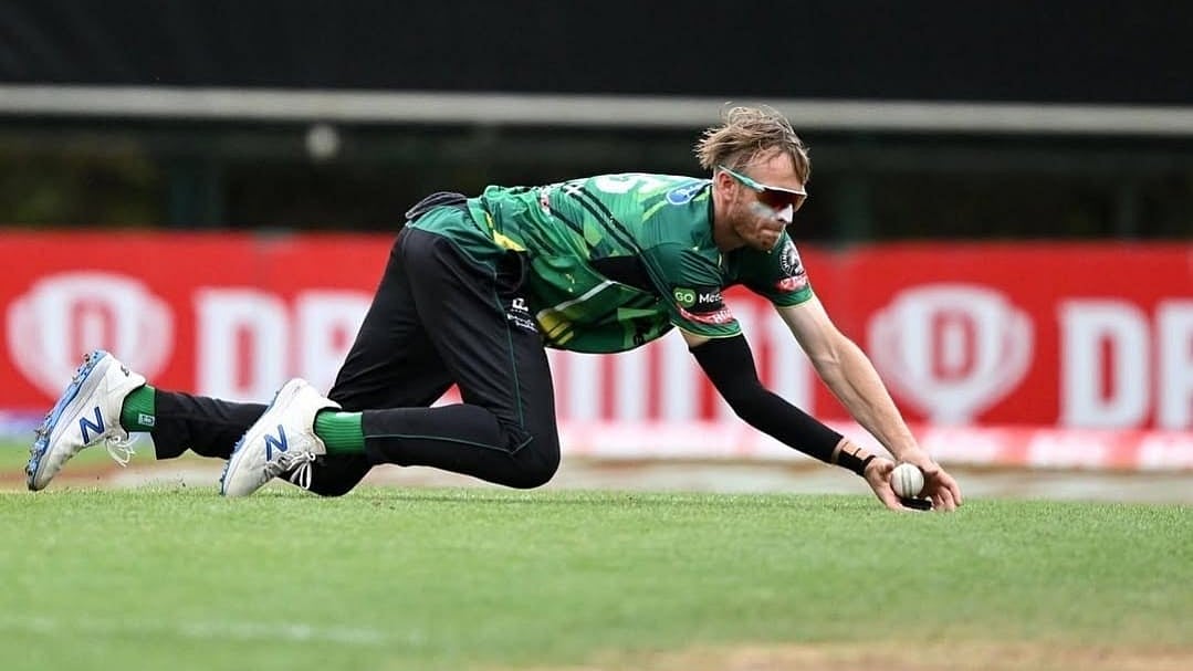 Instagram/Jayden Lennox : Jayden Lennox during a domestic match in New Zealand