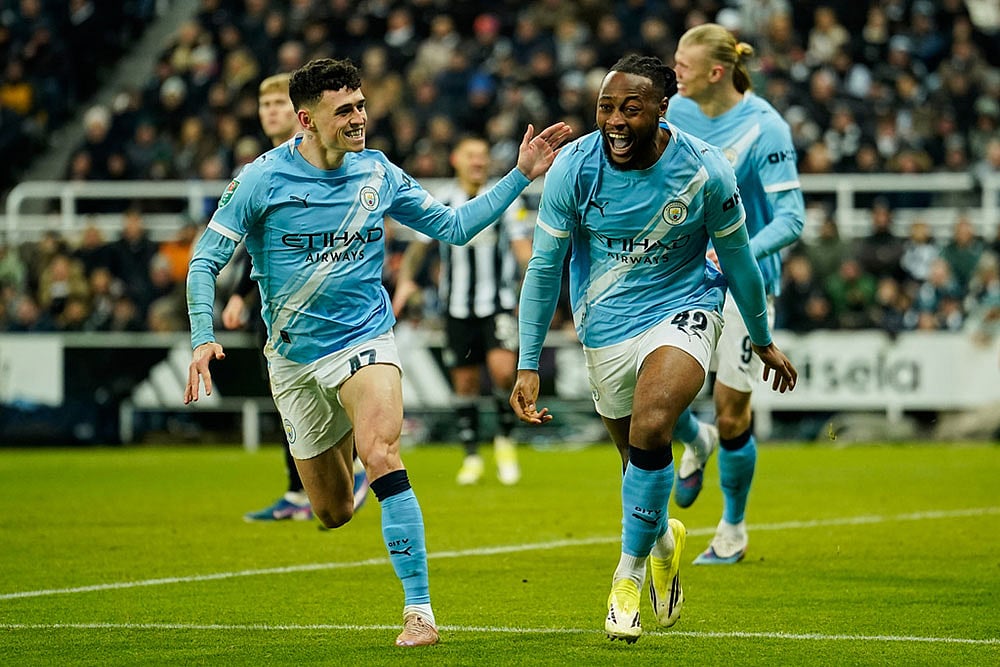 Britain League Cup Soccer: Manchester City vs Newcastle United