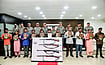 Chhattisgarh Peace Talks: The Inside Story Of Madvi Hidma’s Death And The Future Of The Remaining Adivasi Cadres IMAGO / ANI News : Maharashtra DGP Rashmi Shukla and others during the surrender of eleven hardcore senior Naxal cadres, in Gadchiroli.