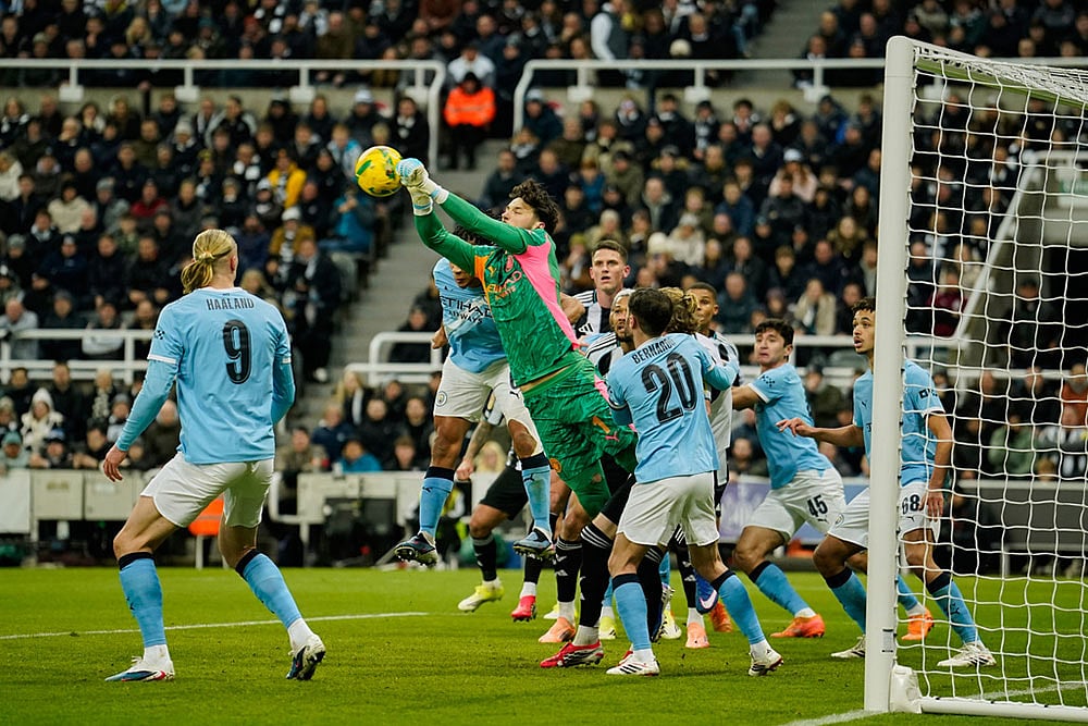 English League Cup Semifinal First Leg Soccer Match: Manchester City vs Newcastle United