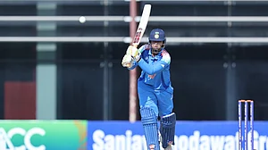 | Photo: X/BCCI : Vaibhav Suryavanshi hit a blazing 24-ball 68 for India U-19 against South Africa U-19 in Benoni.