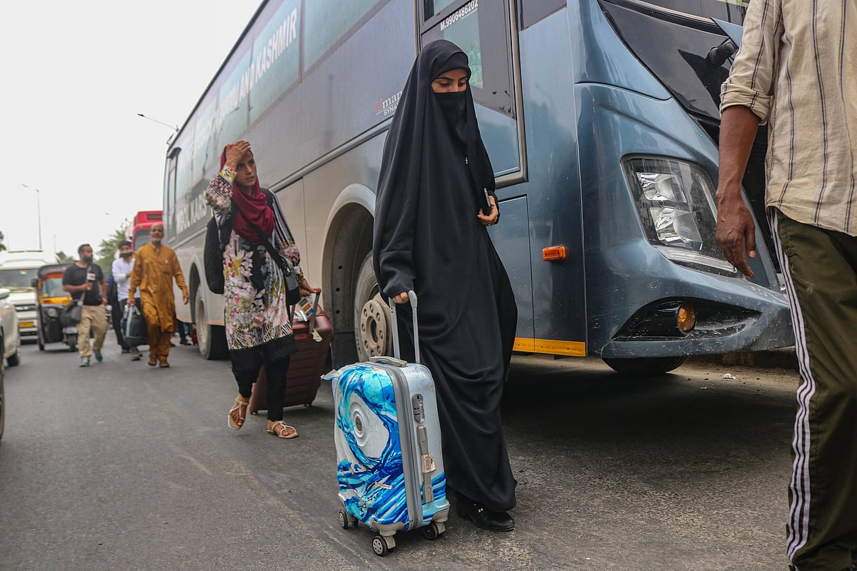 Indian Students Evacuated From Iran Arrive To Srinagar Kashmiri students arrive following their evacuation from Iran to Srinagar, Jammu and Kashmir, on June 25, 2025. Among the Indian nationals who are evacuated from conflict-hit Iran under the government of India s Operation Sindhu , most are from Kashmir. Meanwhile, Iran, Israel, and the United States all declare victory on Tuesday after 12 days of conflict that culminates in US President Donald Trump declaring a ceasefire between the two arch enemies in the Middle East.