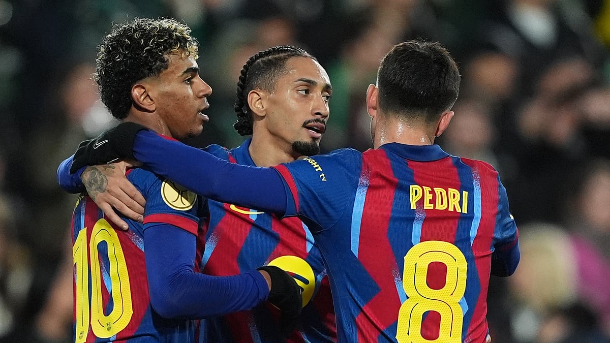 Opta : Lamine Yamal scored Barcelona's clinching goal against Racing Santander in round of 16 match on January 16.