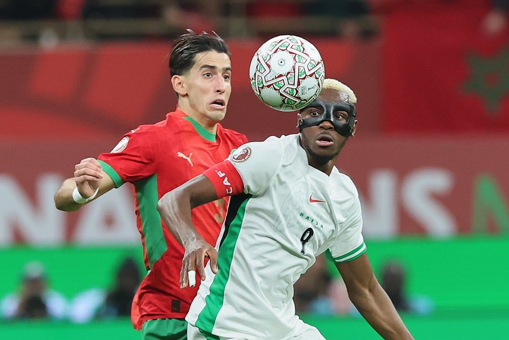 Nigeria vs Morocco Africa Cup of Nations semifinal soccer-Nayef Aguerd